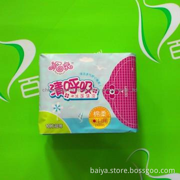 china cheap super absorbent cotton sanitary pads with wings
